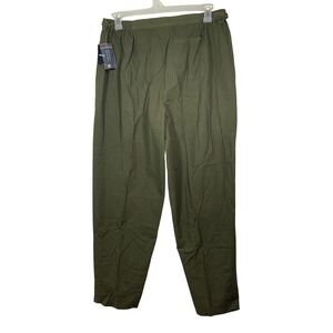 Sag Harbor Sport vintage Olive Green Cotton Straight Leg Pants NEW granola girl